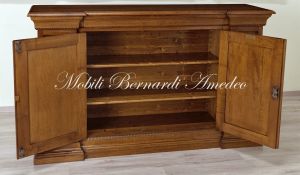 CR66 Sideboard Solid Walnut Central Part Recessed 180 Cm 02